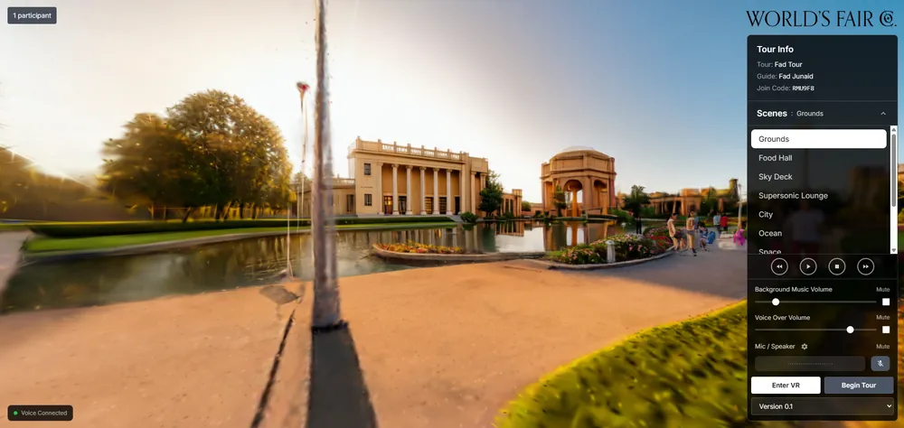 World's Fair Co. marketing website